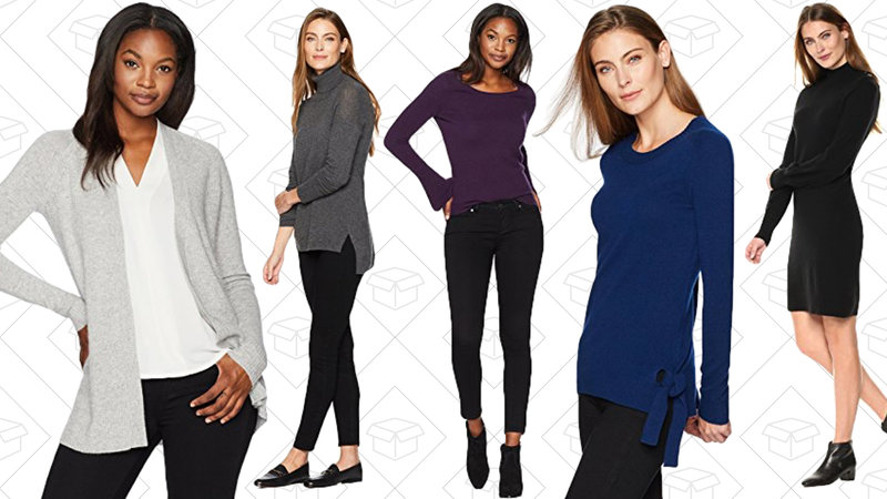 Lark & Ro Cashmere Sweaters | $49-$81 | Amazon